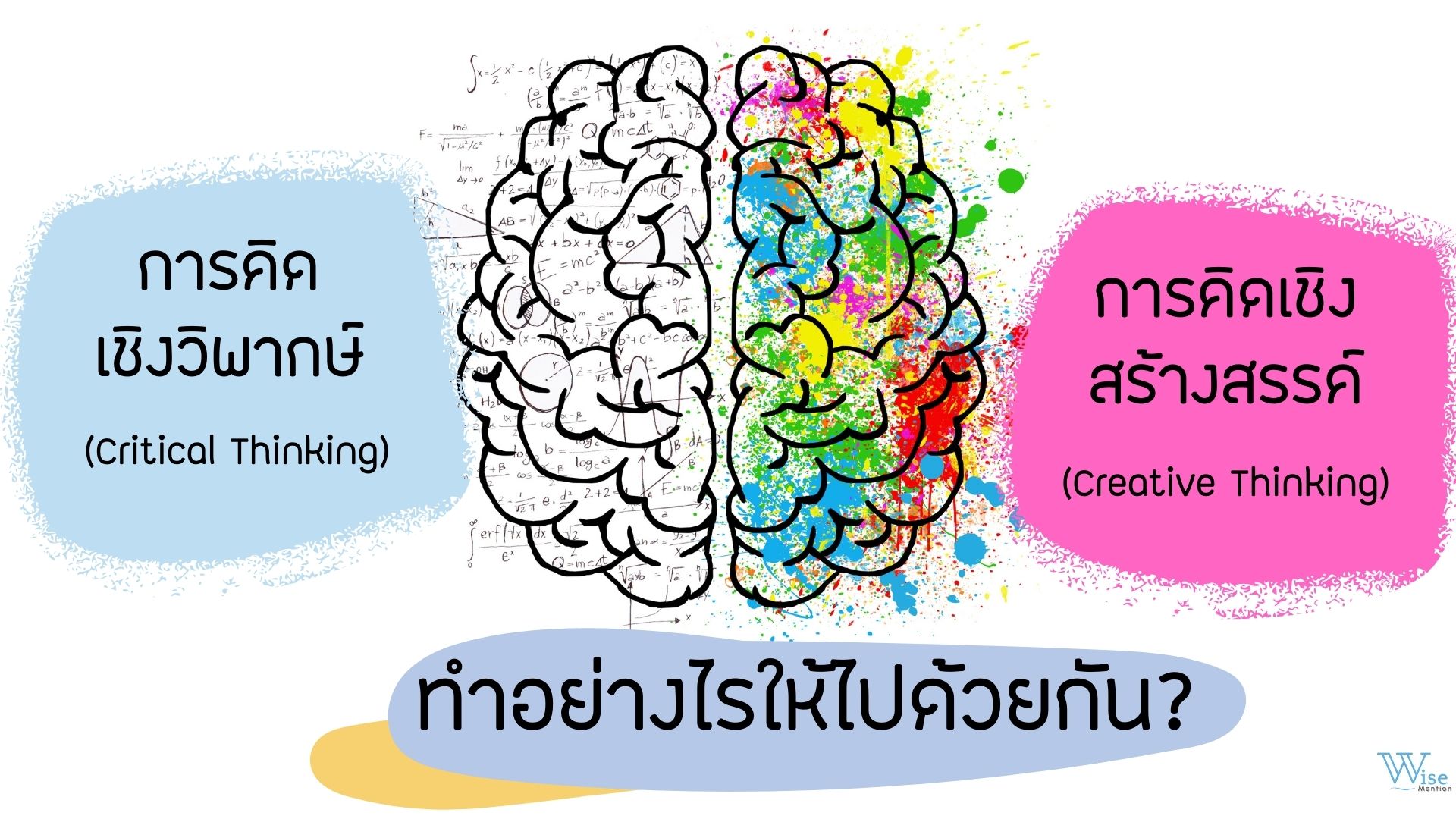 การคิดวิพากษ์และการคิดสร้างสรรค์ทำอย่างไรให้ไปด้วยกัน -